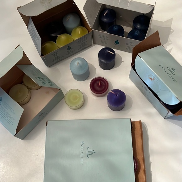 Lot of Partylite Votives and Tea Lights 38 Pieces! - Picture 1 of 6